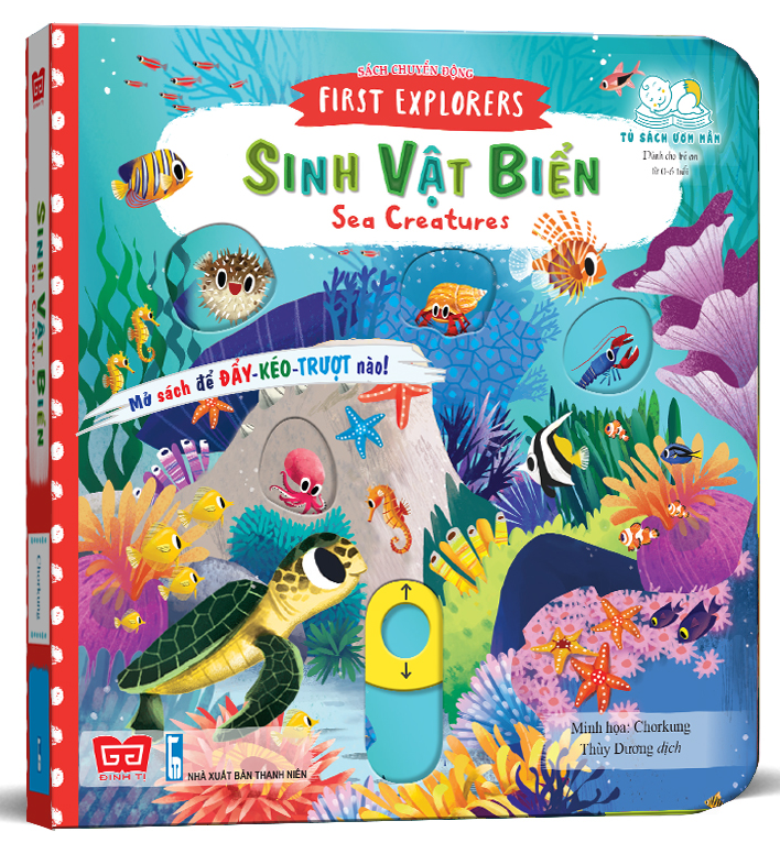 Fahasa - Sách Chuyển Động - First Explorers - Sea Creatures - Sinh Vật Biển