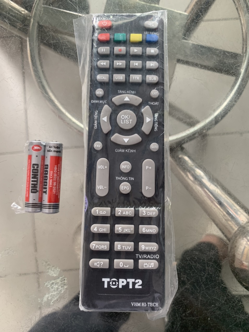 [HCM]REMOTE ĐIỀU KHIỂN Đầu kỹ thuật số DVB T2 Top T2