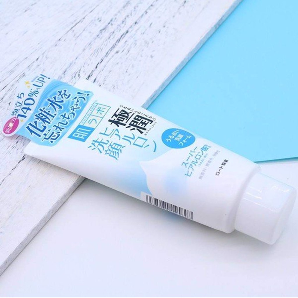 Sữa Rửa Mặt Nhật Bản Hada Labo Gokujyun Hatomugi Bubble Face Wash dạng tuýp 100g