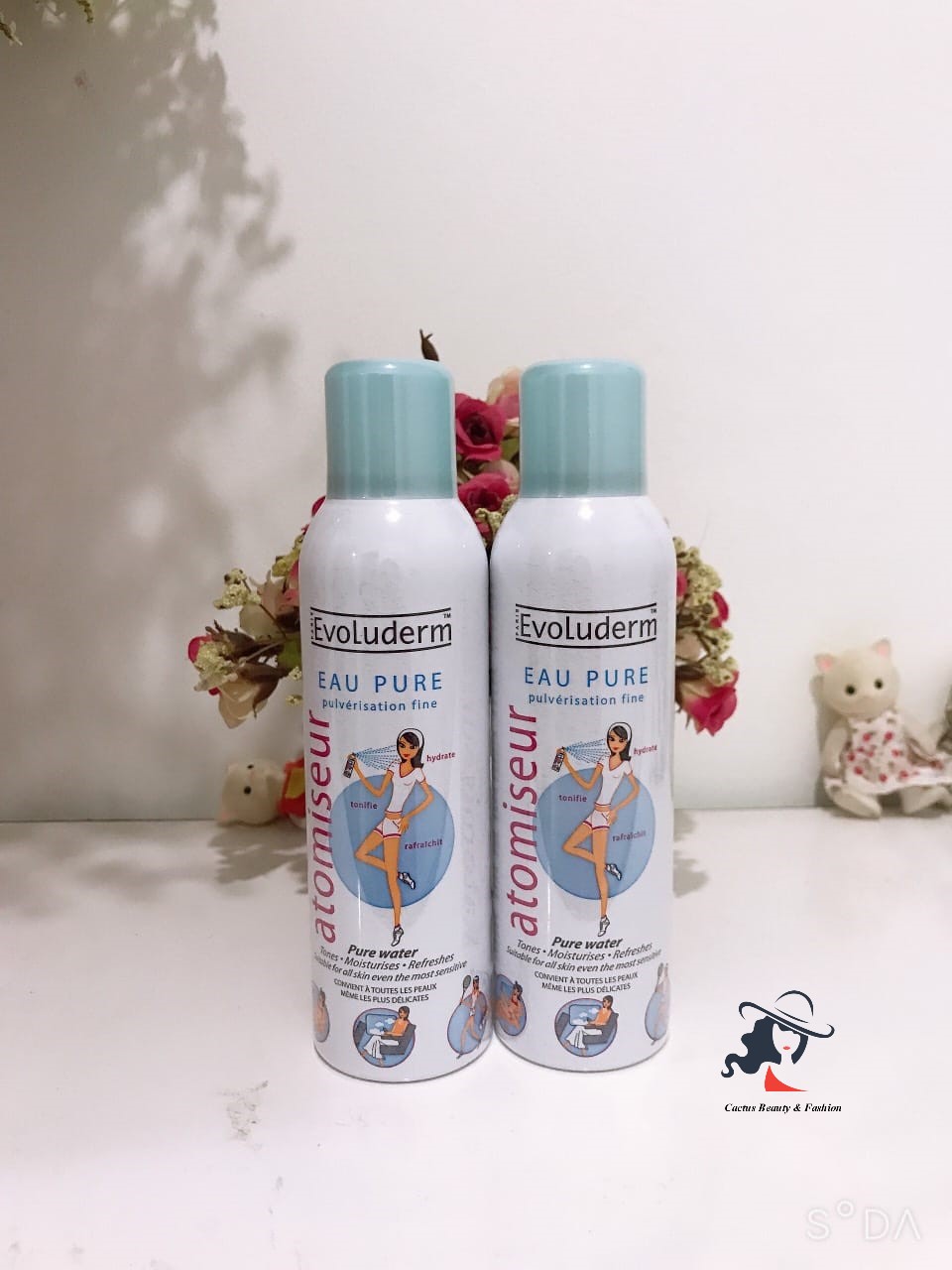 Xịt khoáng Evoluderm Atomiseur Eau Pure Water