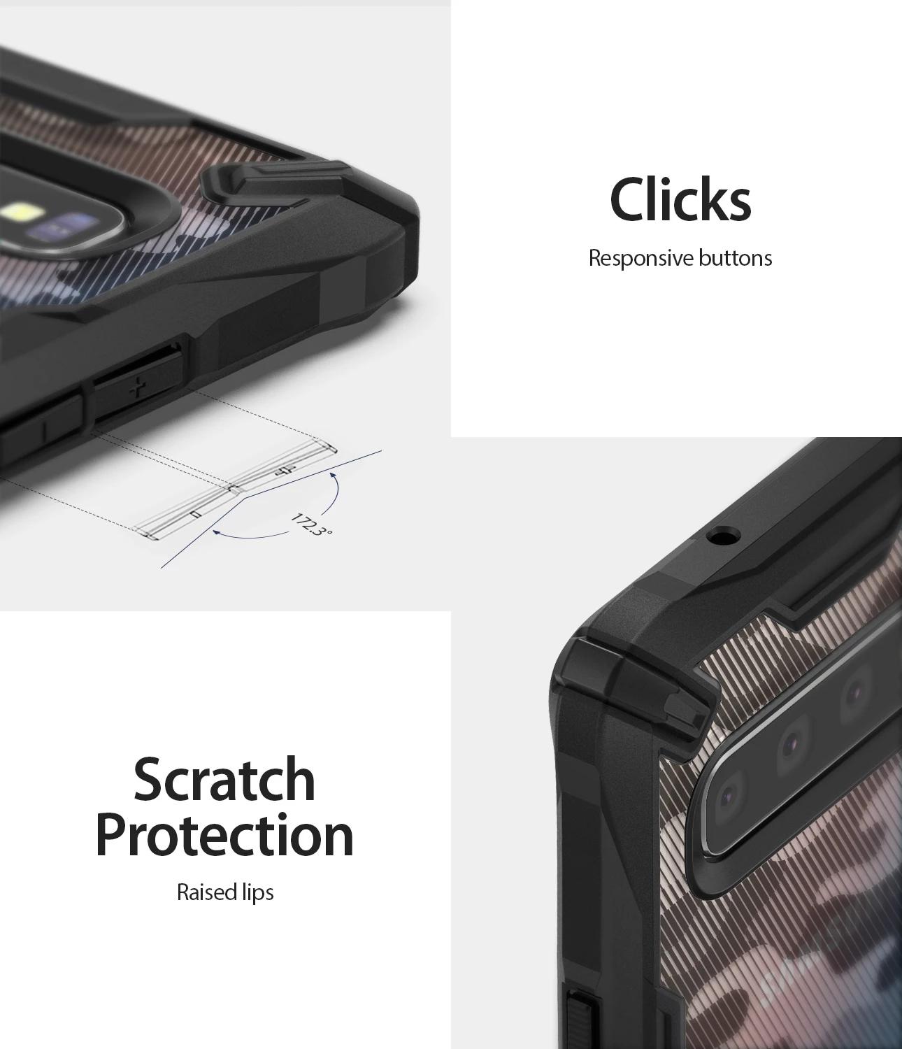Ốp lưng Galaxy S10 và S10 5G Ringke Fusion X Hàn Quốc