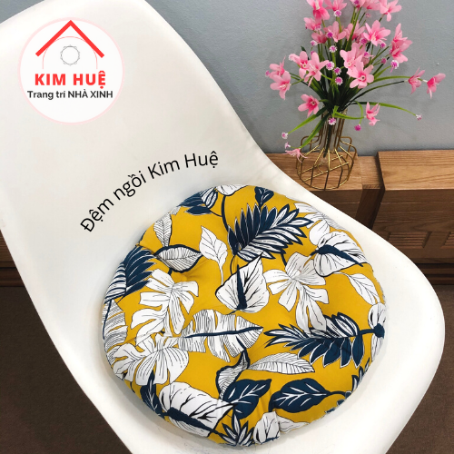 Đệm ngồi bệt tròn êm 40x40x5cm