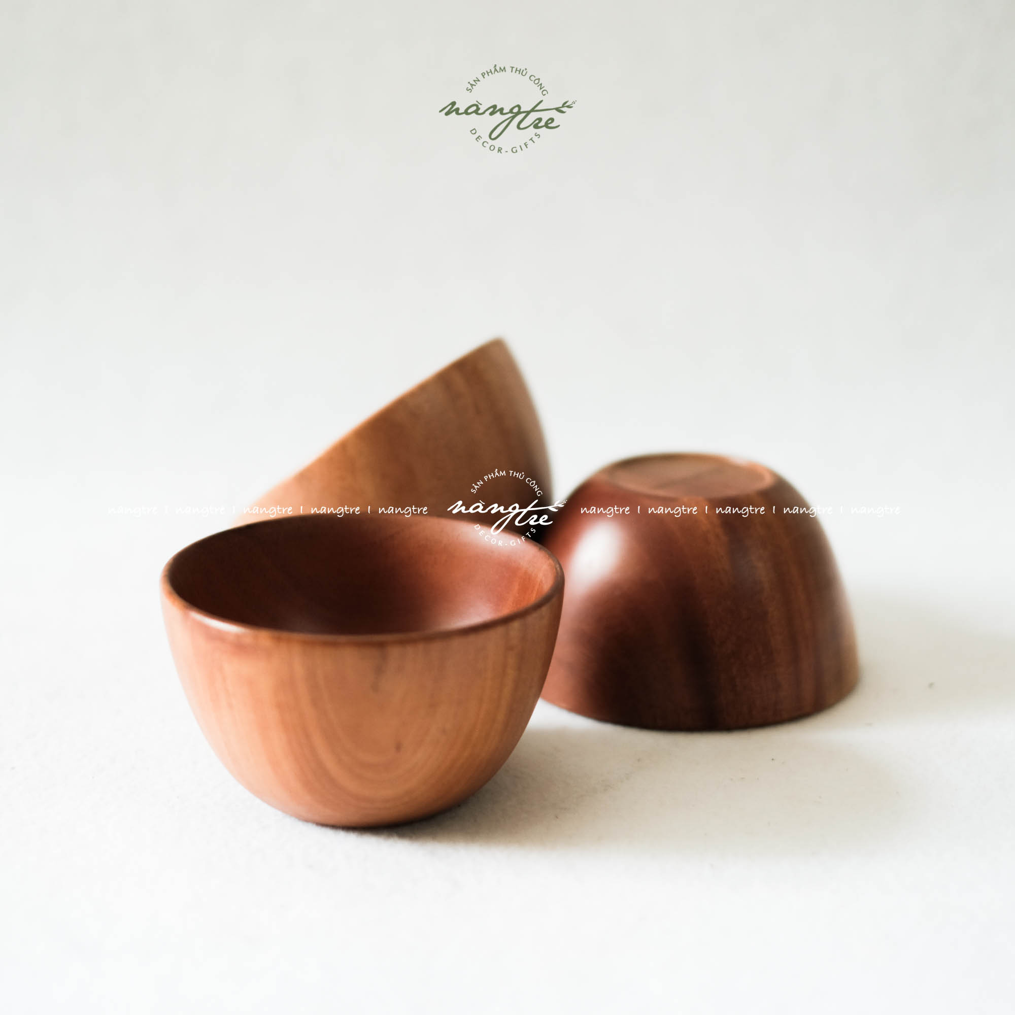 [HCM]Chén gỗ - Bát gỗ tự nhiên - Wooden bowl
