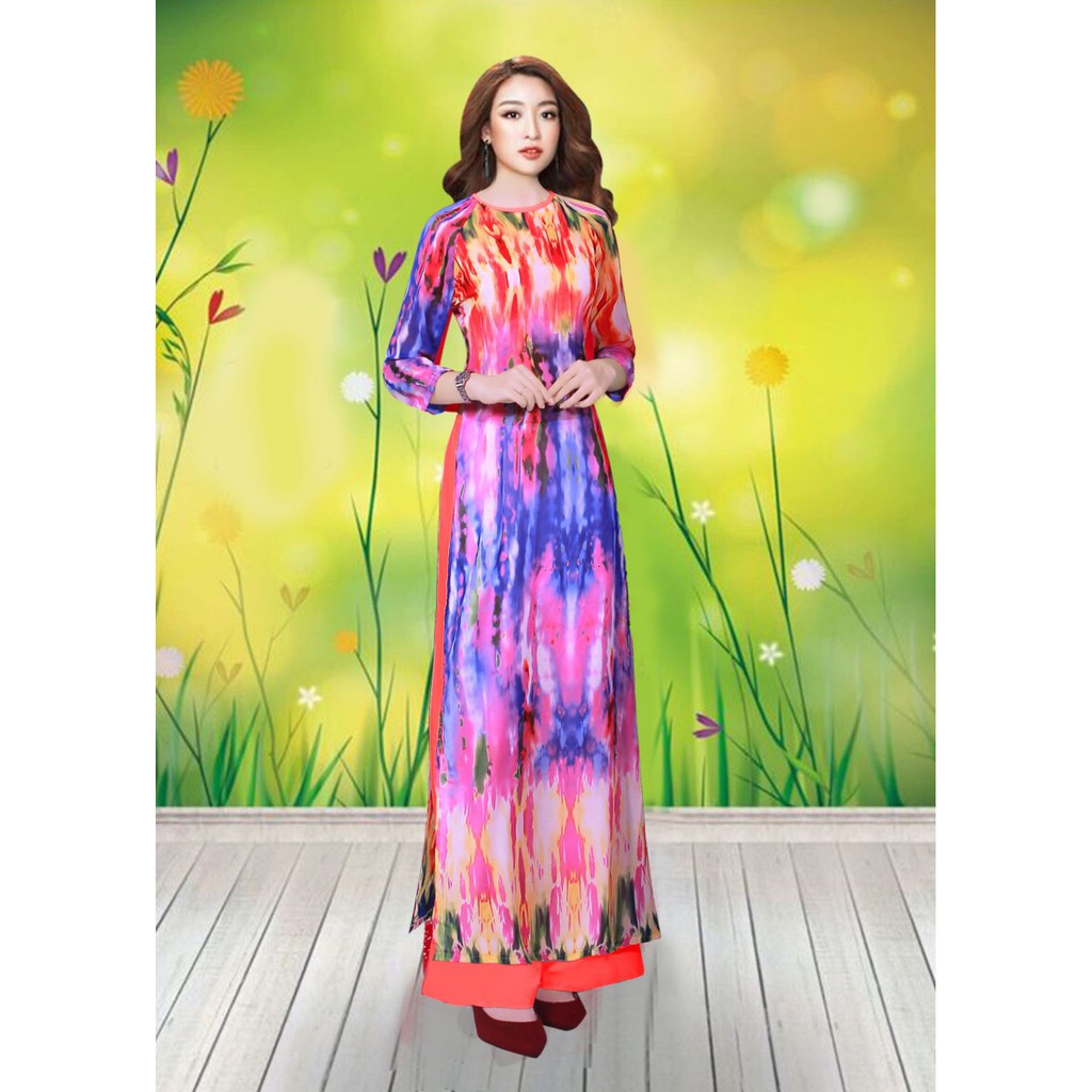 [HCM]Áo dài truyền thống đủ size sản phẩm tốt với chất lượng độ bền cao và được cam kết sản phẩm y như hình