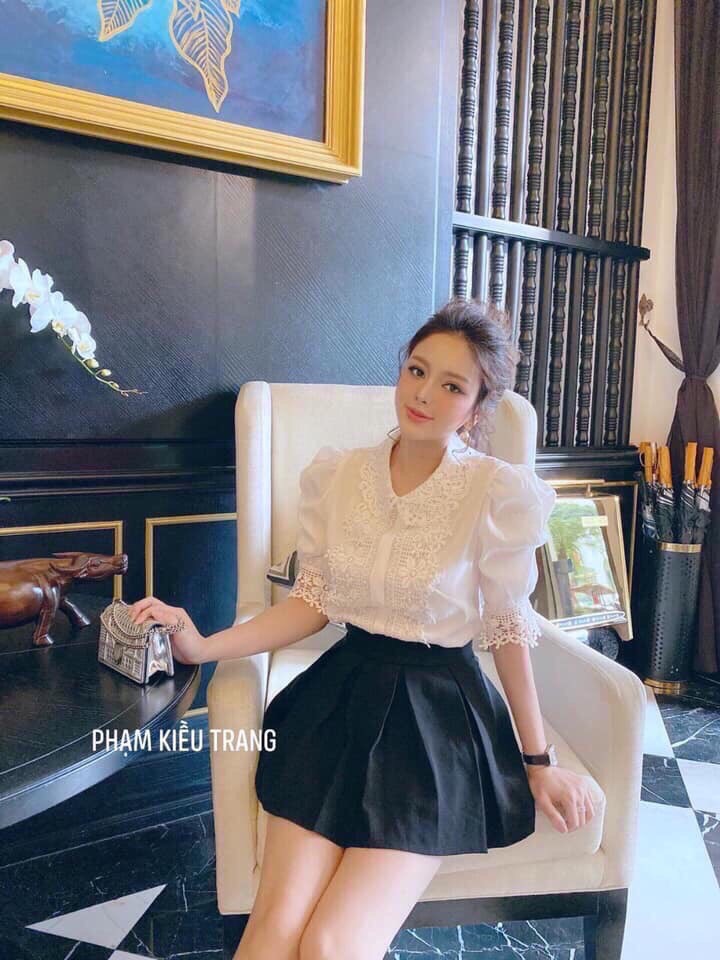 Áo sơ mi kiểu nữ chất lụa quảng châu xịn thời trang cao cấp siêu hot mẫu mới ki15