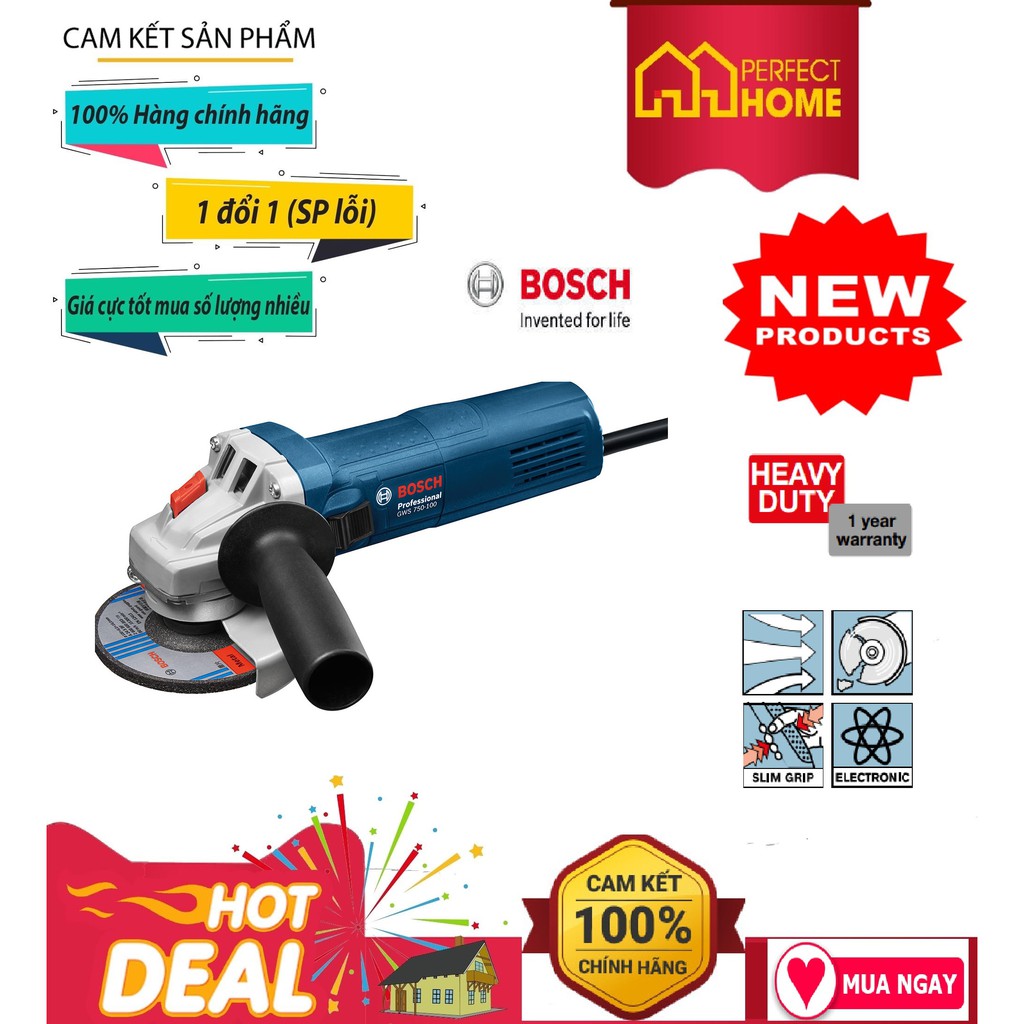 [HCM]Máy mài góc nhỏ Máy cắt sắt cầm tay GWS 060 Công suất 670W đá 100 bảo hành 6 tháng - Dòng máy mài bán chạy nhất năm 2019