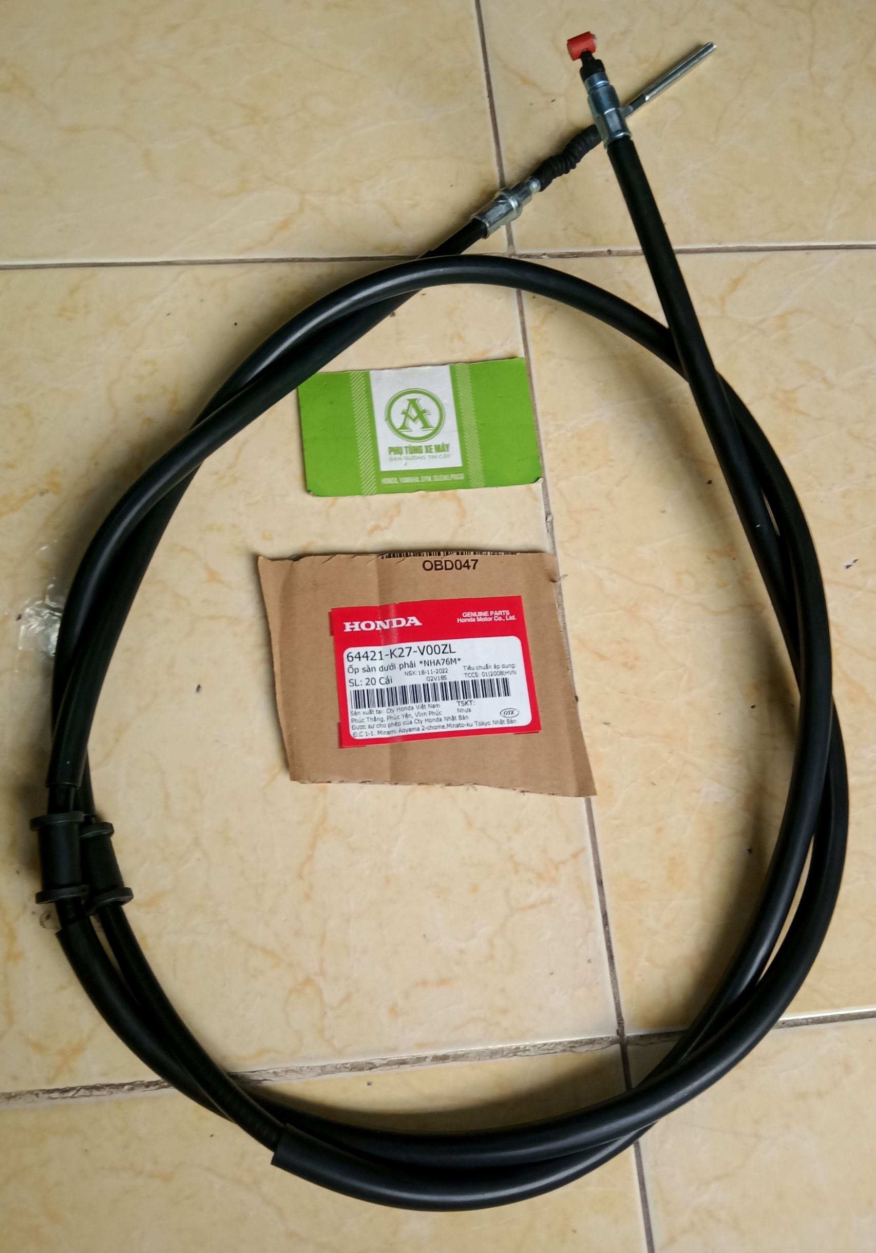 Dây thắng sau DYLAN, SH Ý -  VIỆT NAM PS @ dài 195cm