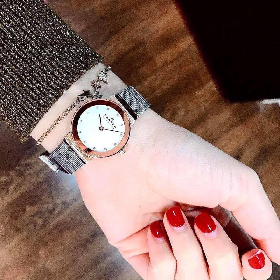 [HCM]Đồng Hồ Skagen Nữ 358SRSC 26mm