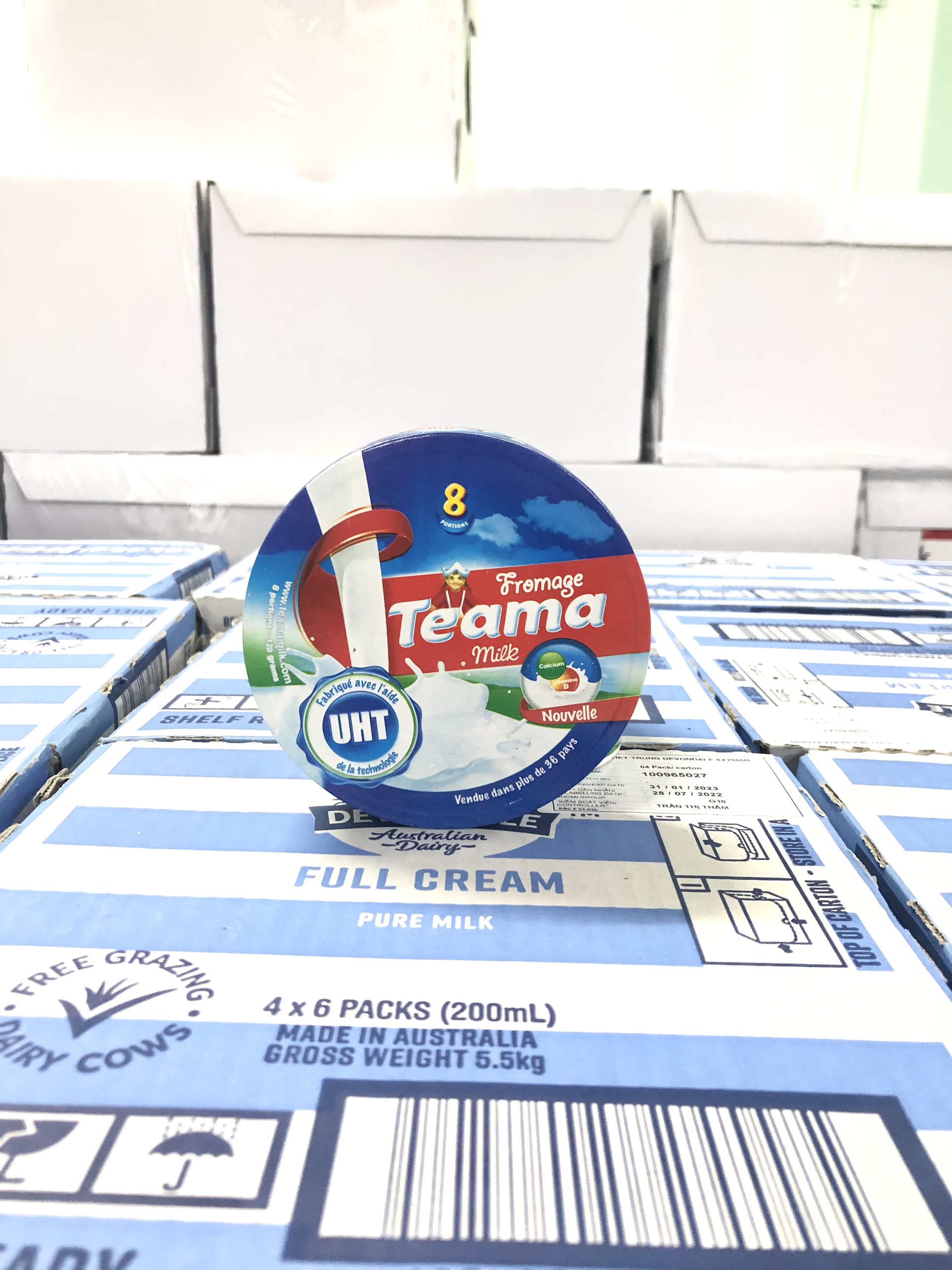Phô Mai Teama 8 Miếng 120g - Nhập Khẩu Ai Cập
