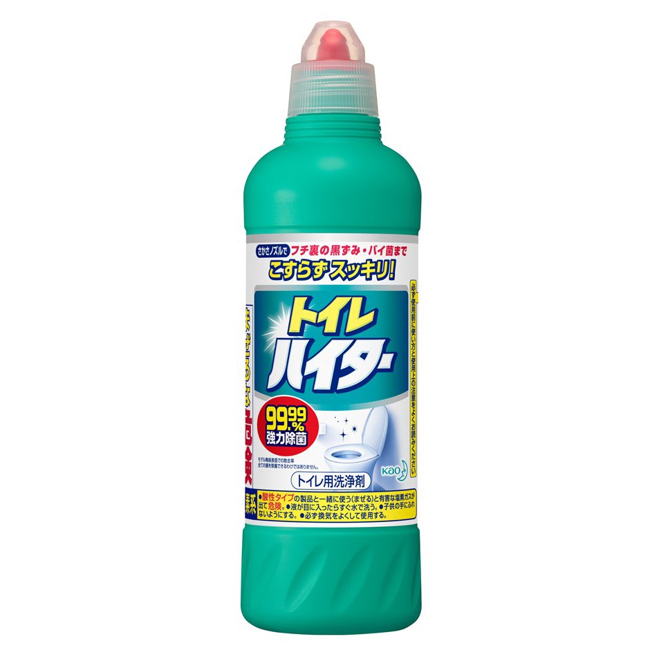 Chai tẩy rửa bồn cầu Toilet Haiter KAO 500ml nội địa Nhật Bản, nước tẩy bồn cầu, nước tẩy rửa toilet