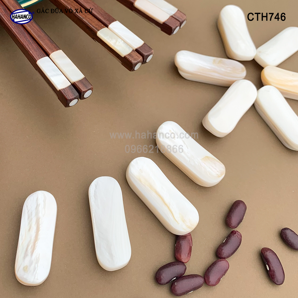 Gác đũa xà cừ trơn cong đẹp siêu cao cấp - Tiện dụng và Sang trọng (CTH746)