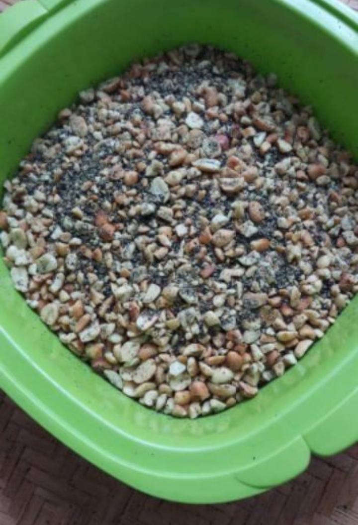 1kg muối lạc vừng thơm ngon(Lạc đỏ vừng đen)