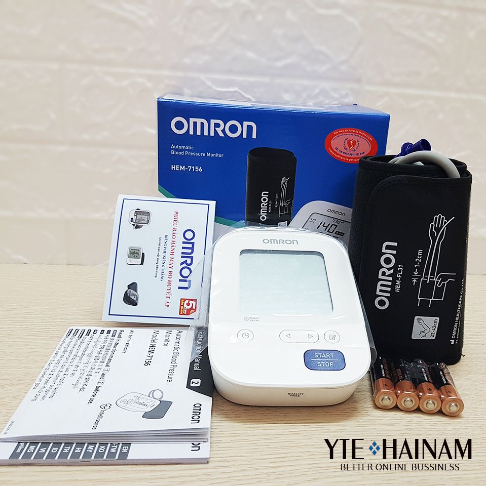 Máy Đo Huyết Áp Tự Động HEM-7156-A ( Kèm bộ đổi nguồn chính hãng )