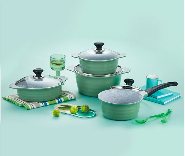 Bộ 4 nồi Ecoramic Sky Pot siêu sang (Tặng cặp nhấc nồi Silicon )