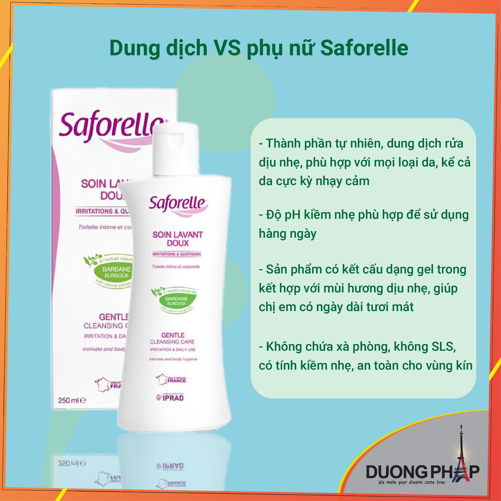 Dung dịch vệ sinh Saforelle