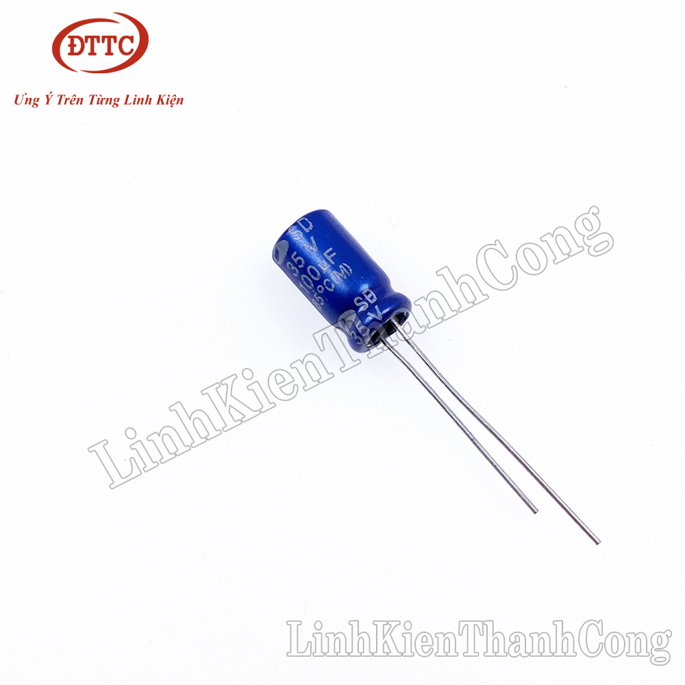 Bộ 2 chiếc tụ hóa samwha 100uf 35v