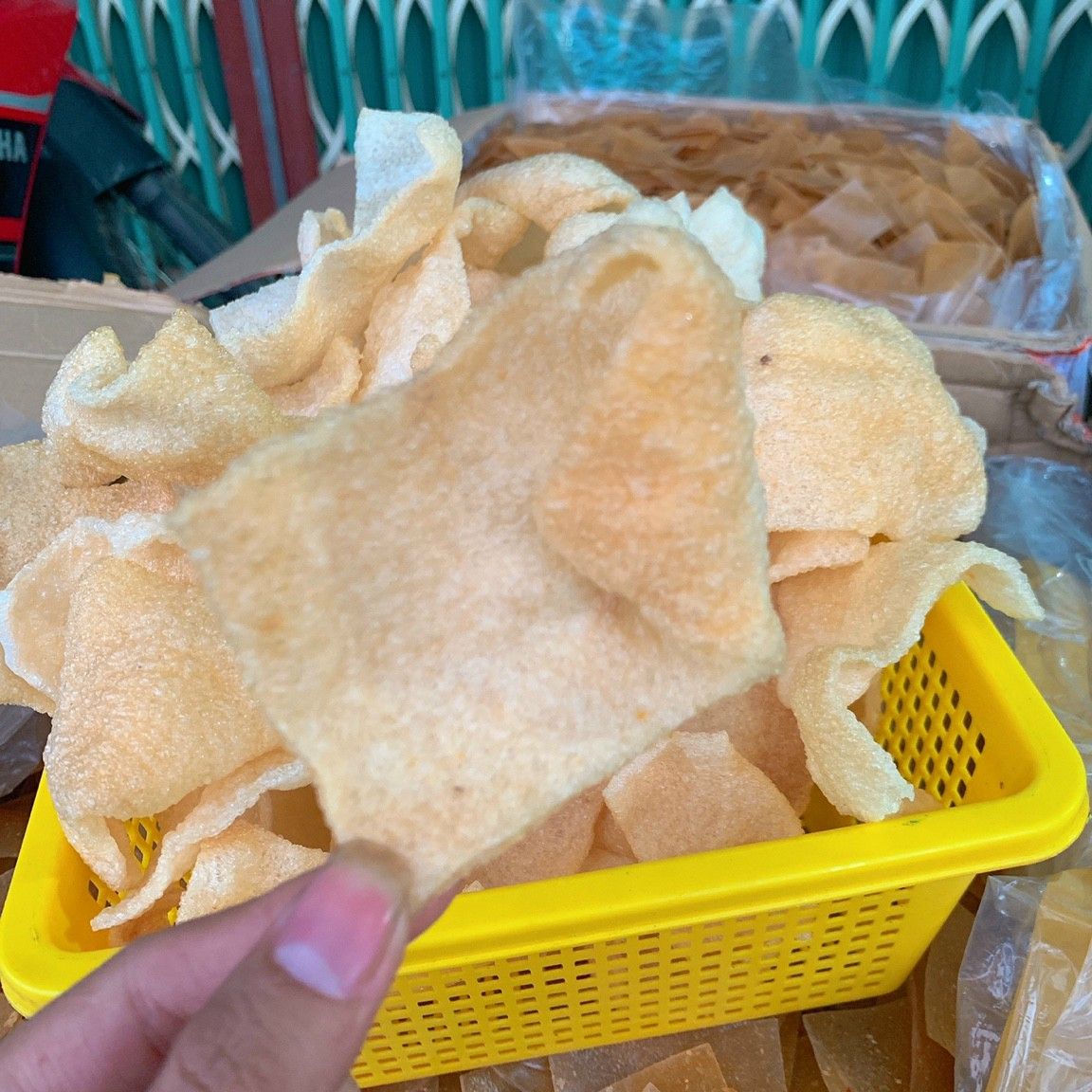 Bánh phồng tôm 5 Căn Cà Mau 500g (Loại đặc biệt 30% tôm)