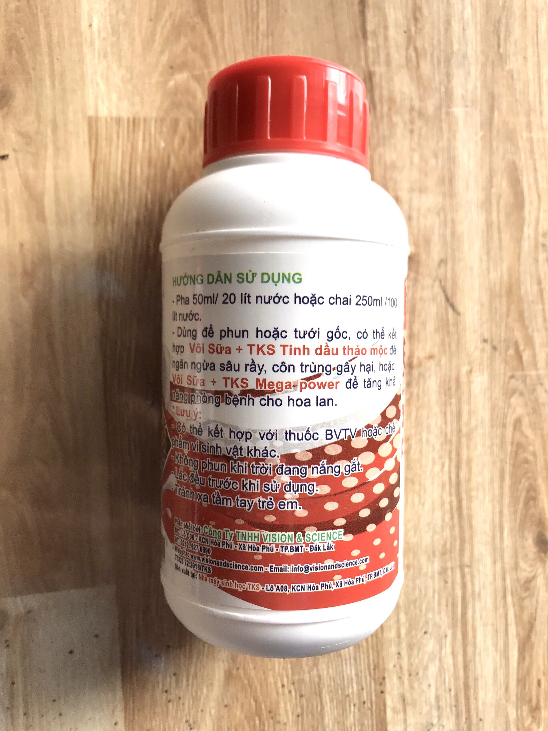 PHÂN BÓN VI LƯỢNG TKS – VÔI SỮA 250ML