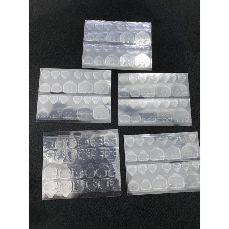 [HCM]Miếng dán móng silicon nail vỉ dán móng silicon