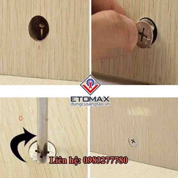 Bộ 50 chốt liên kêt ốc cam