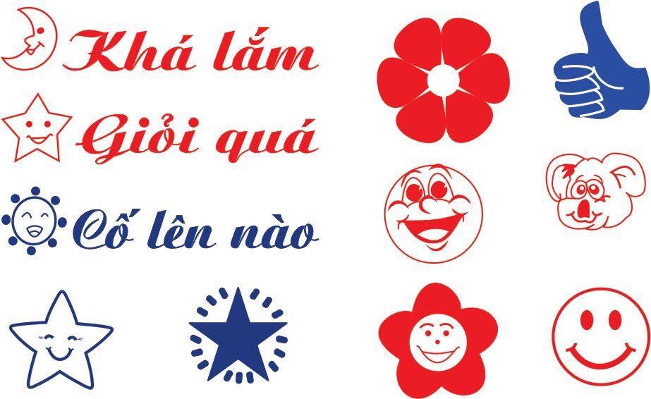 Con Dấu Lời Khen Tiếng Việt ( Cô Khen )