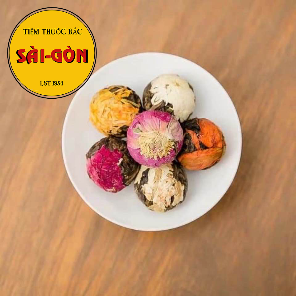 [HCM]5 viên Trà Phổ Nhĩ Nở Hoa