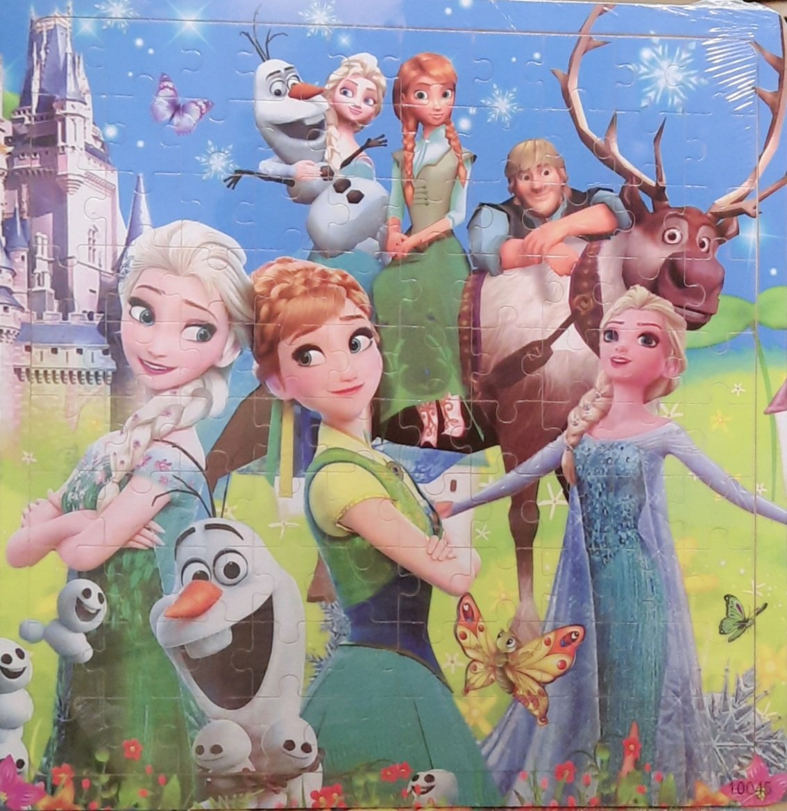 Ghép hình puzzle bằng gỗ [100 miếng] cho bé