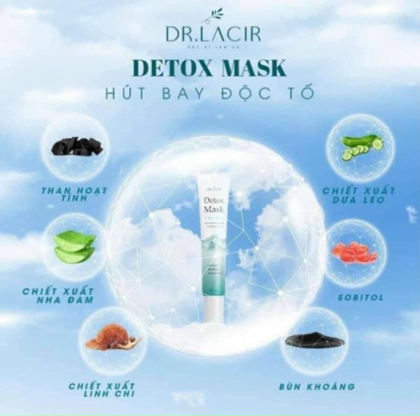 Detox Mask Mặt Nạ Thải Độc Da Dr Lacir 20gram