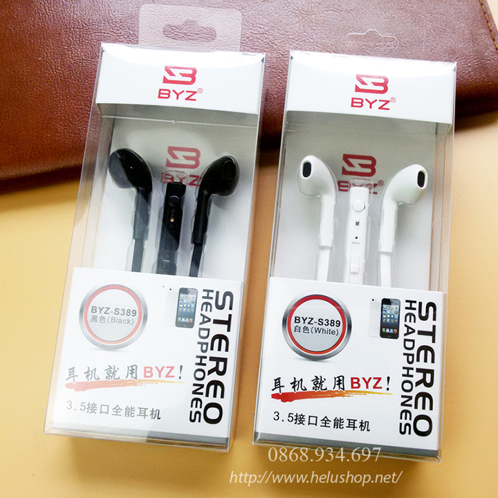 Tai nghe nhét tai BYZ S389 dành cho IPHONE/ANDROID