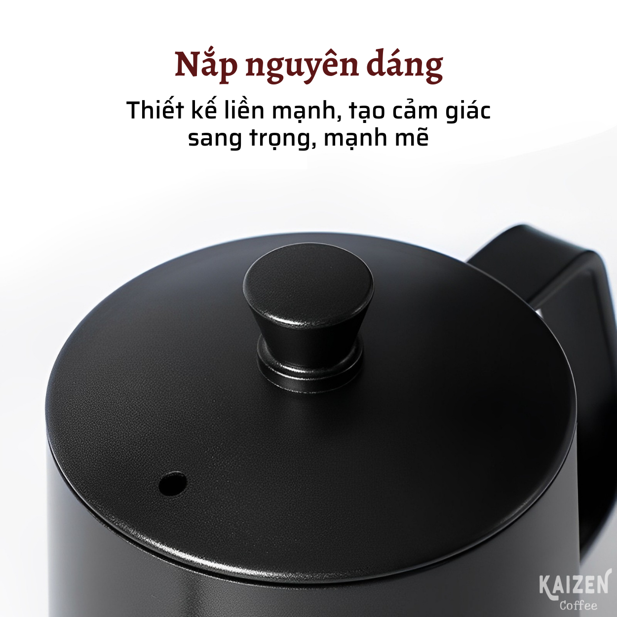 Ấm cỗ ngỗng, ấm rót nước pha cà phê, pha trà - Kaizen Coffee