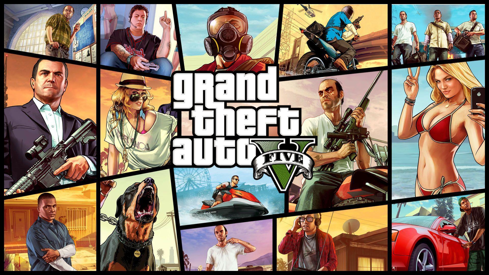 Đĩa Game PS4 - Grand Theft Auto V GTA 5
