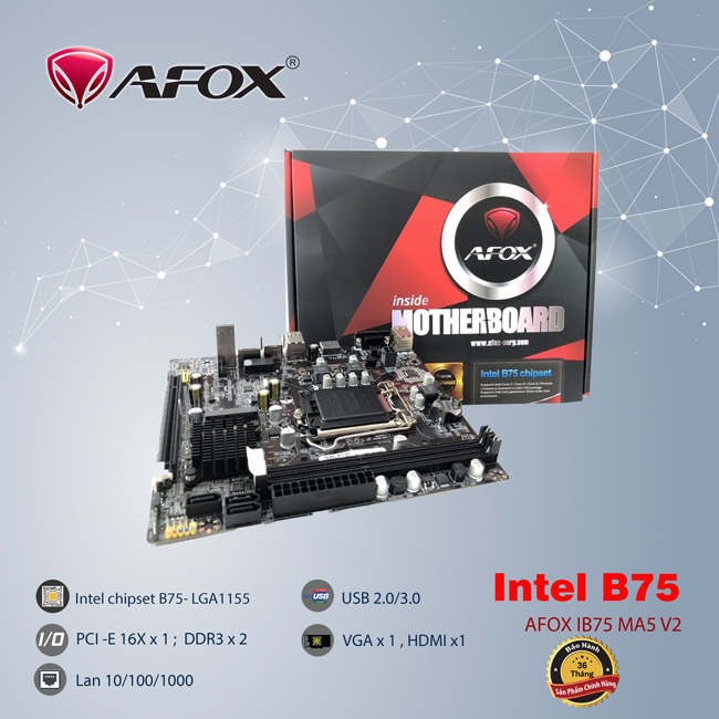 Mainboard AFOX B75 (MA5-V2)