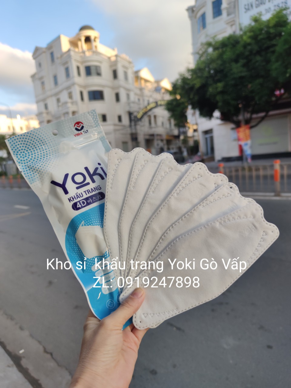 [HCM] Sỉ Khẩu trang Yoki 4D 1 thùng 30 bịch*10 cái