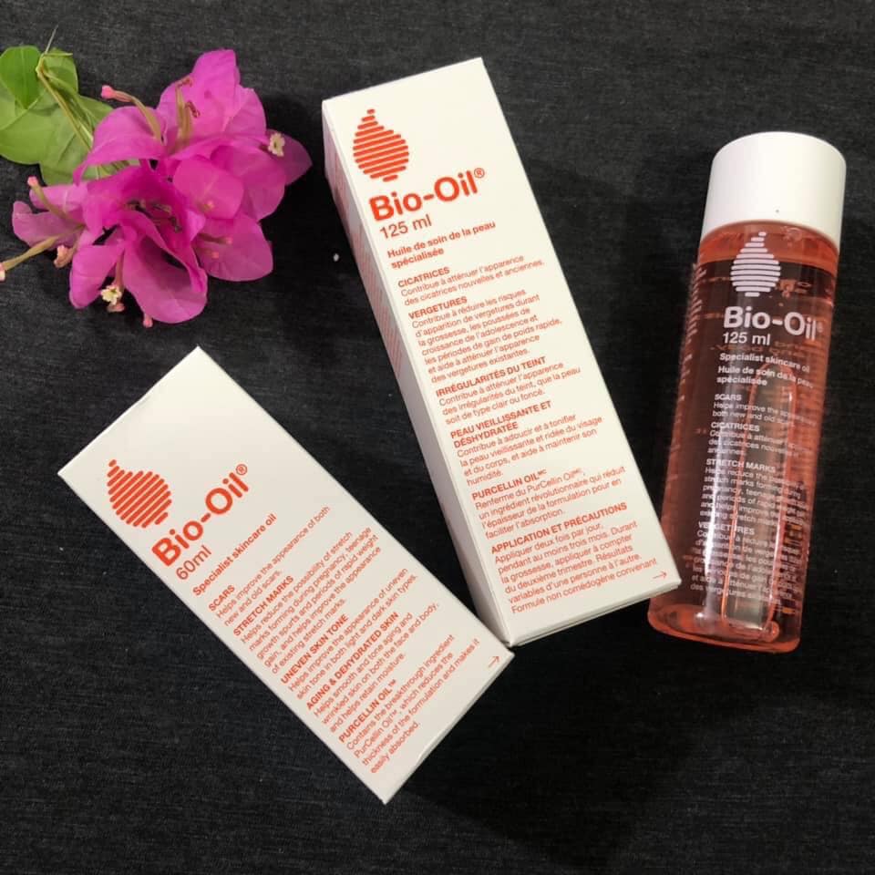 (Quà tặng) Dầu dưỡng da ngăn ngừa rạn da ngừa thâm làm mờ sẹo Bio oil 125ml