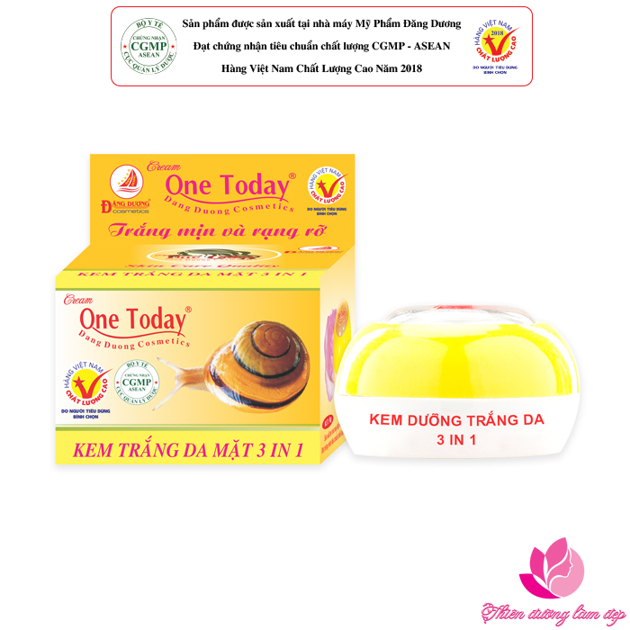 Kem dưỡng trắng da 3 in 1 ONE TODAY - 5g