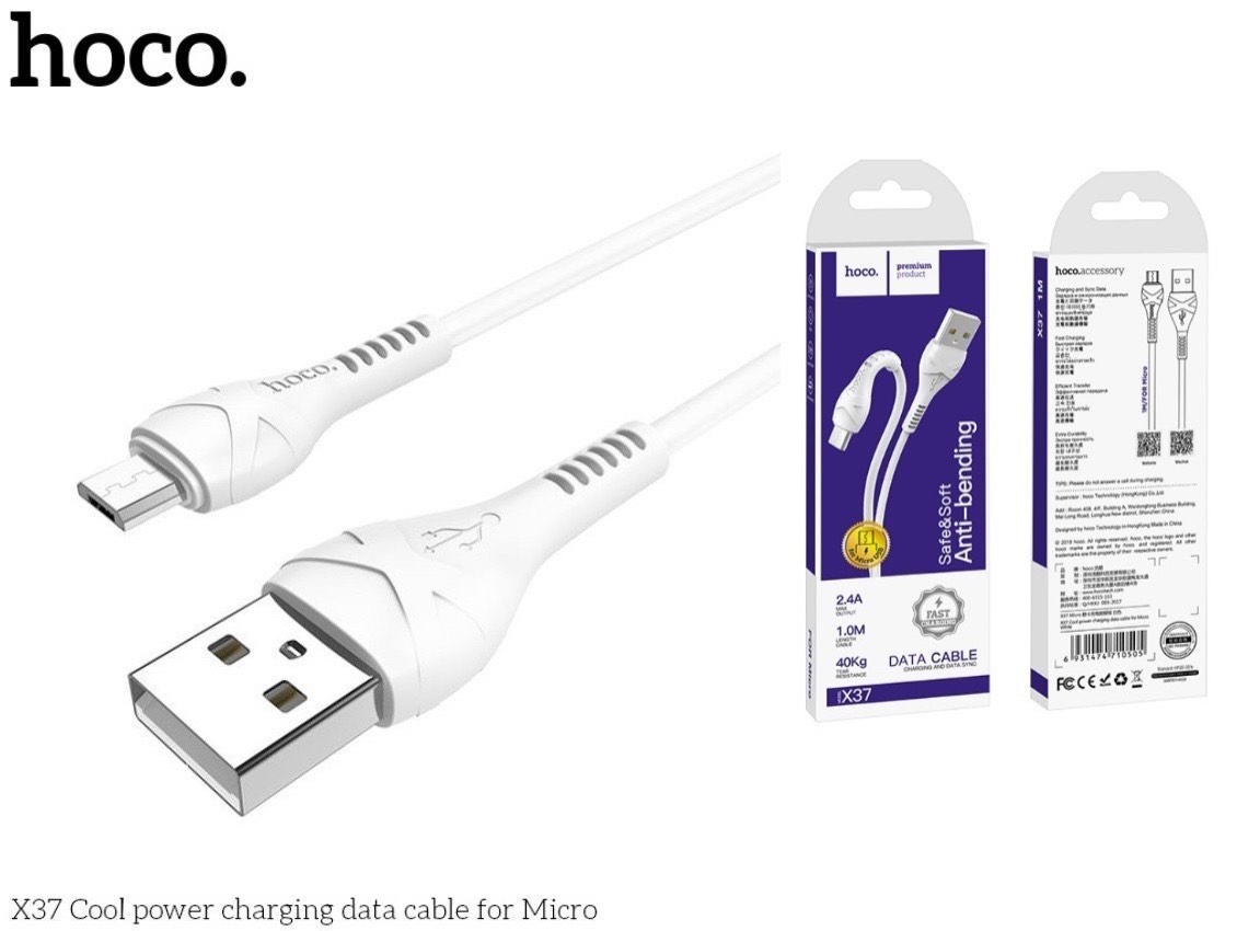 [HCM]Cáp Sạc Micro USB Hoco X37  ( Dài 1m )  Cho Dòng Máy Android