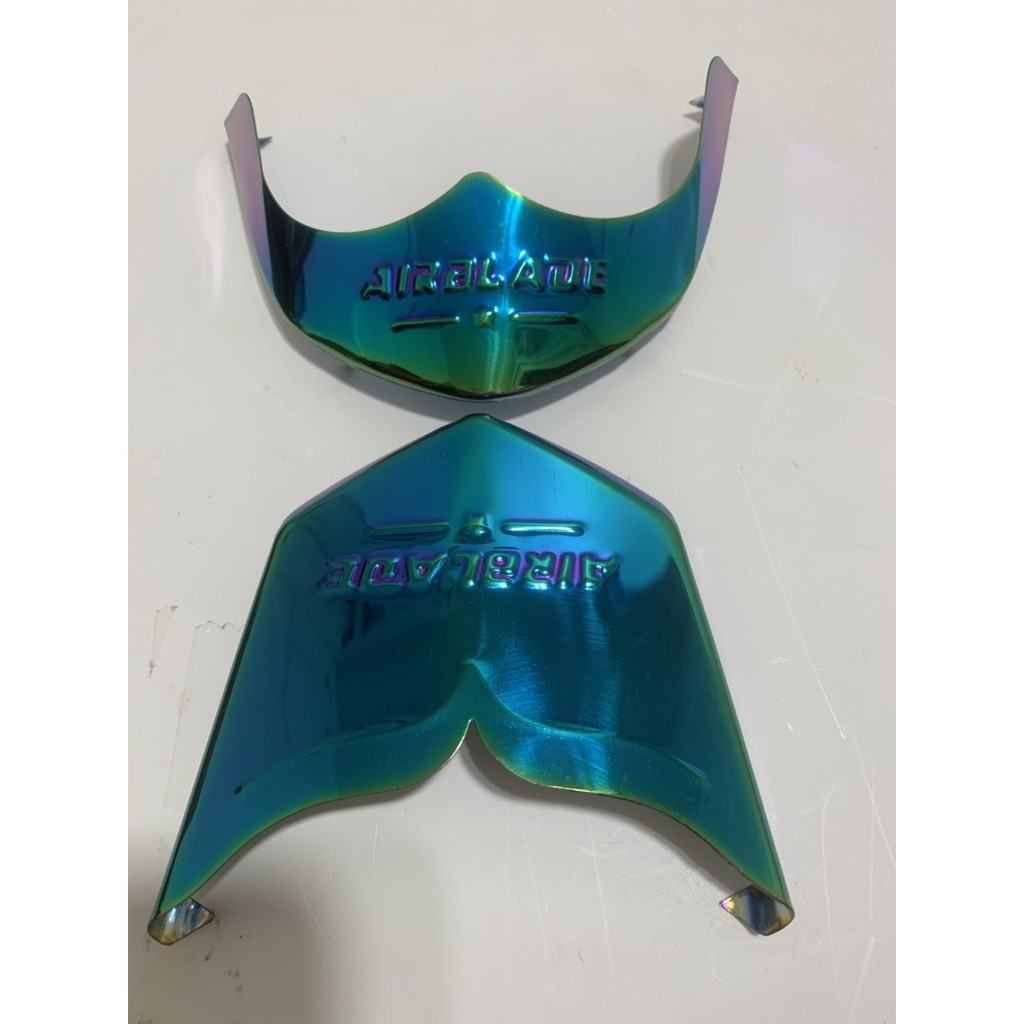 ỐP MŨI DÈ XI  TITAN AIR BLADE 2016-2019 ( BẢO VỆ DÈ TRƯỚC SAU –GIÁ 1 BỘ)