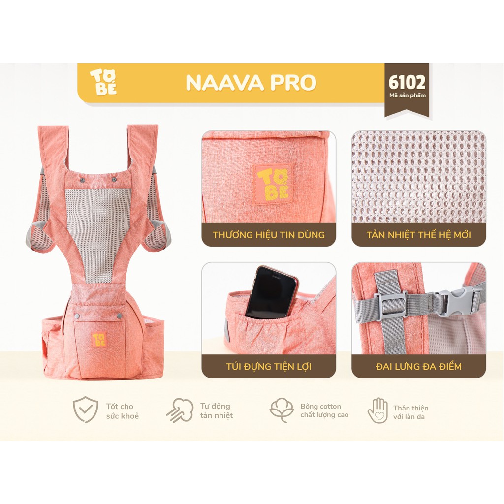 Địu Em Bé Đa Năng Naava ToBé