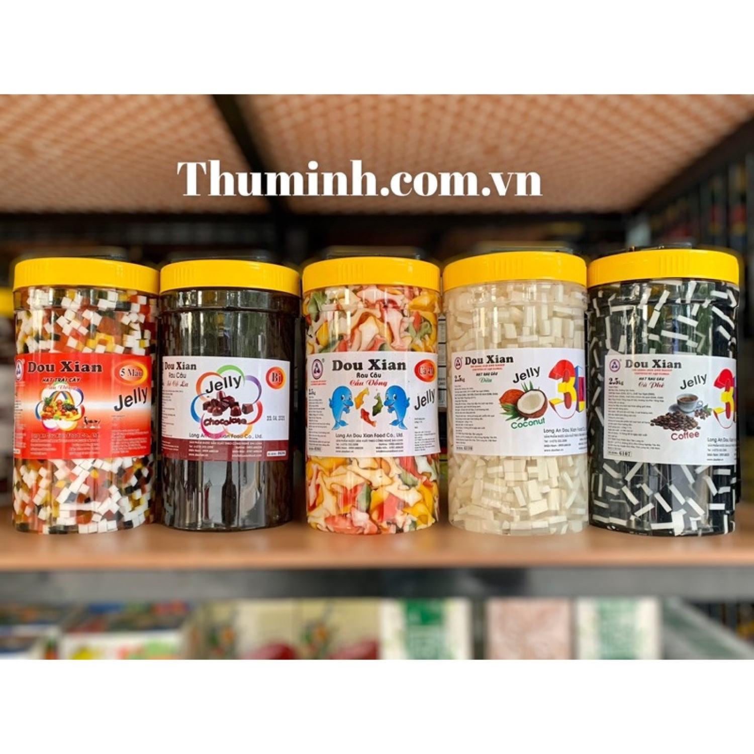 Thạch Rau Câu Douxian (Hàng Huy) 2.5Kg Có Đủ Mùi