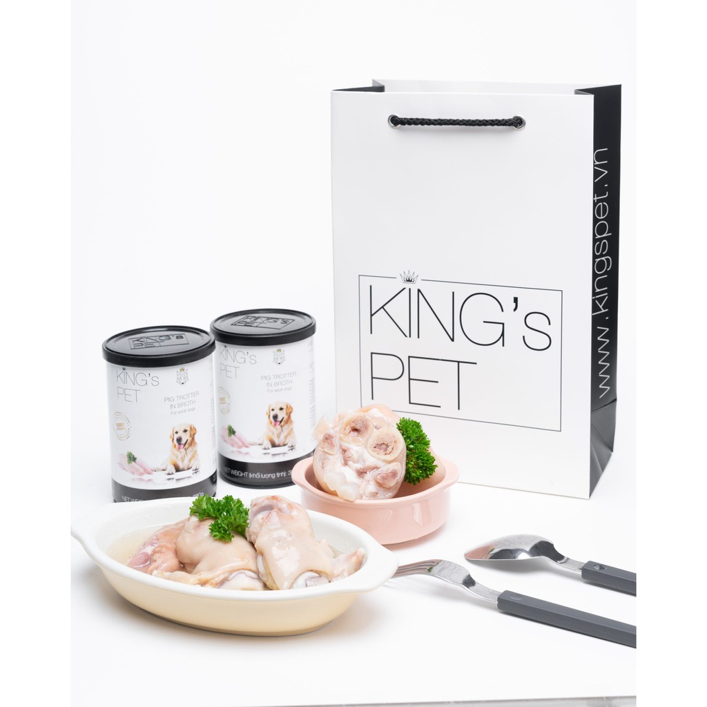 Pate King’s Pet lon 380g thức ăn cho cún và mèo