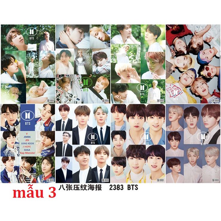 POSTER BTS khổ a3 (cả nhóm)