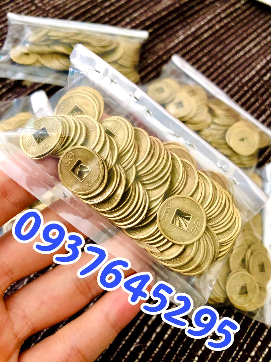 Combo 100 đồng xu phong thủy nhỏ