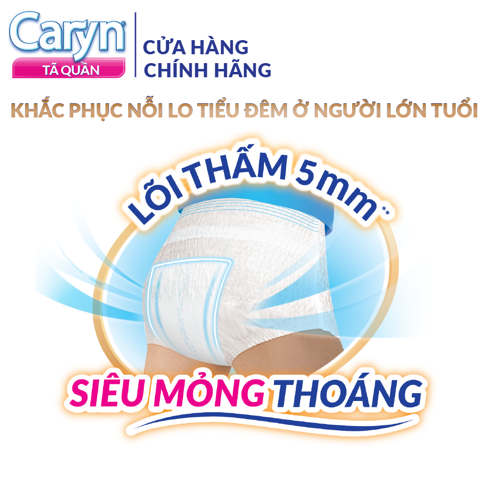 Tã Quần Người Lớn Caryn Mỏng Nhẹ L5