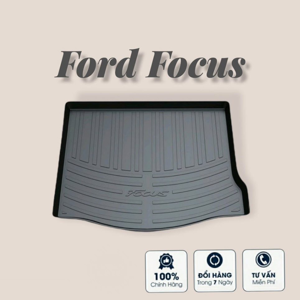 Khay nhựa lót cốp Focus hatback 2012-2018