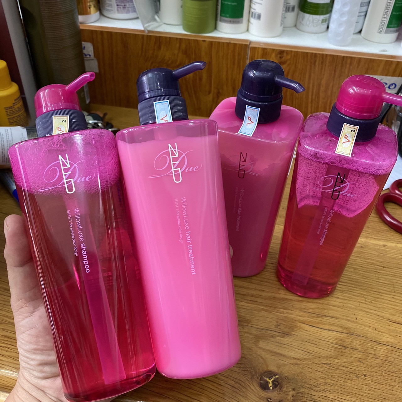 [HCM]Dầu gội xả MILBON DEESSES NEU DUE Willowluxe Shampoo 1000mlx2 ( tóc trung bình )