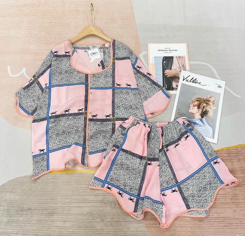 set bộ pizama cộc cao cấp nhiều mẫu
