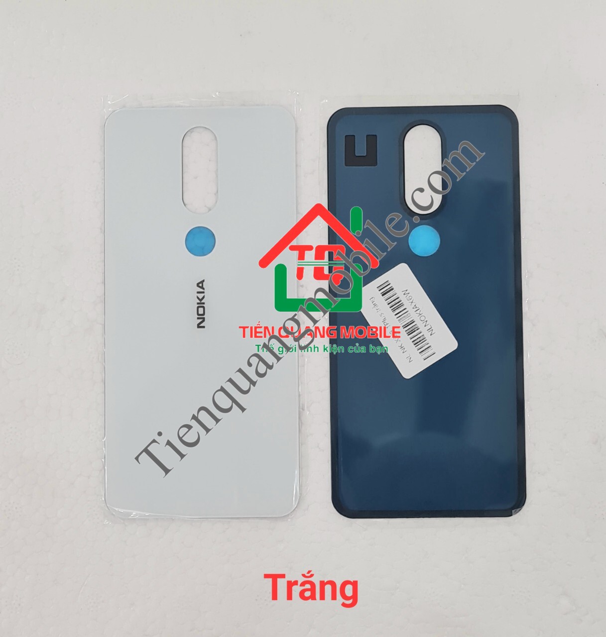 Nắp lưng Nokia X6/ 6.1 Plus (đen, xanh đen, trắng)