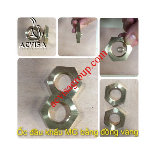 Combo 3 Ốc Lồng Máy Giặt Bằng Đồng Vàng