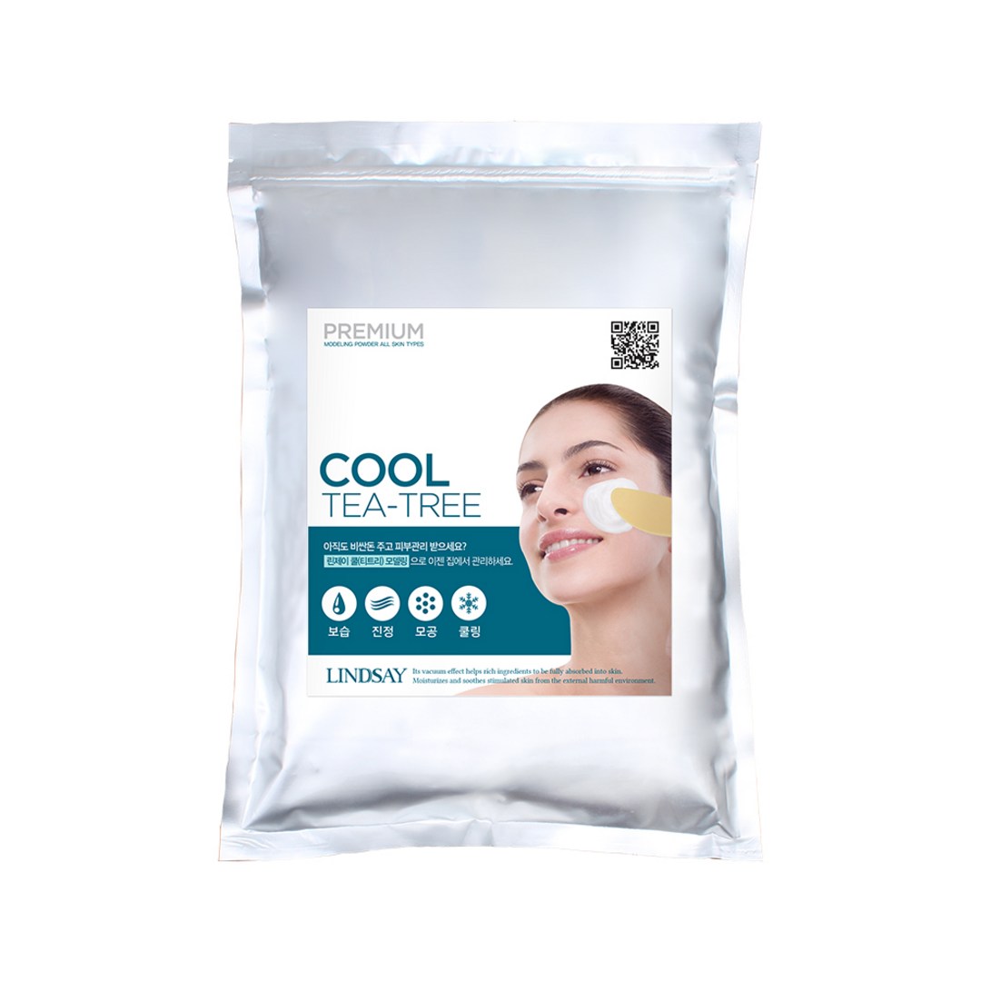 Bột mặt nạ trà xanh Lindsay Cool Tea-Tree Modeling Pack 1kg