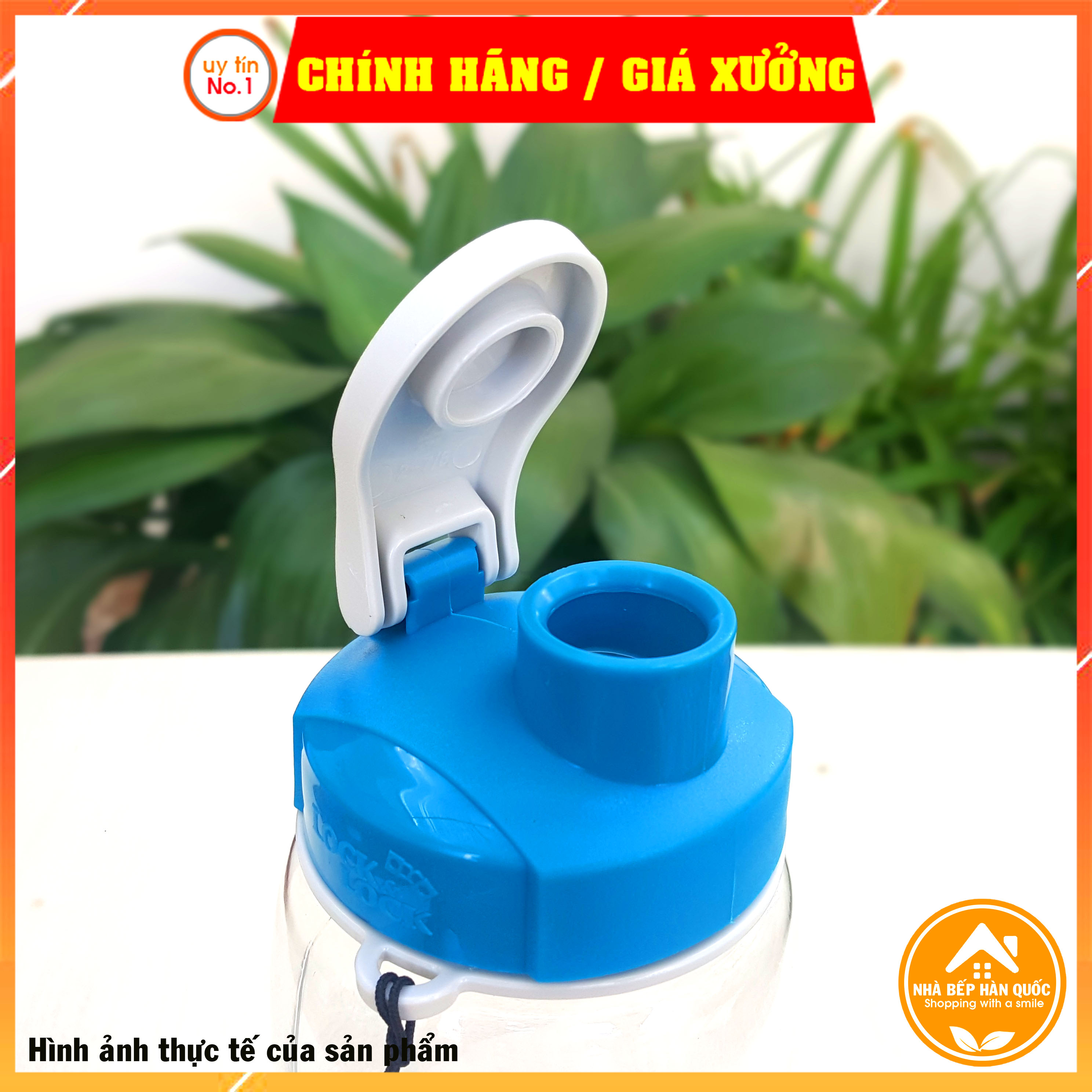 Bình nước thể thao Lock&Lock Handy Bottle 500ml & 700ml ABF722 [Chính hãng]